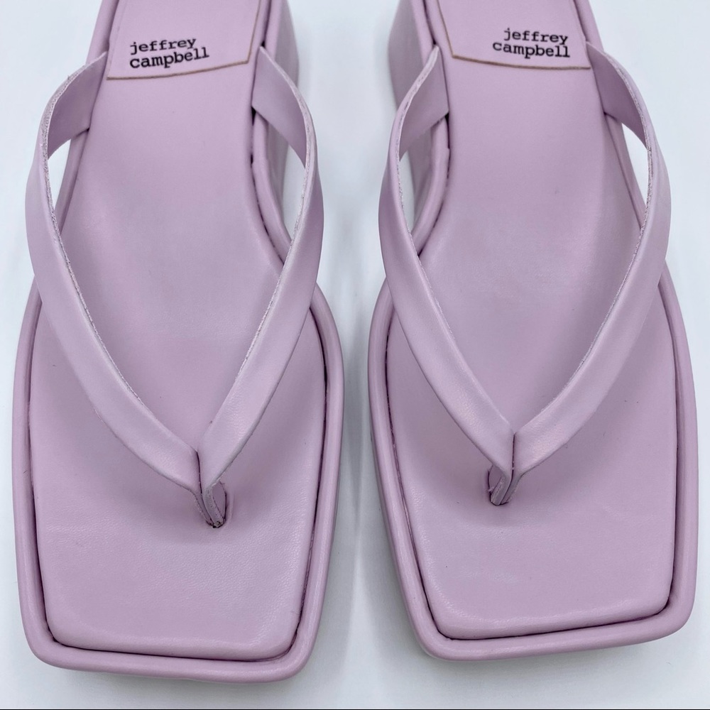 Jeffrey Campbell Dusty Lilac Flavio Platform Flip Flop Sandal - Picture 6 of 15